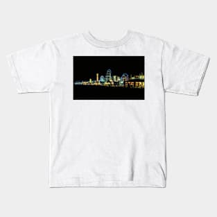 Ocean City Nj Skyline At Night Kids T-Shirt